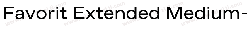 Favorit Extended Medium字体转换